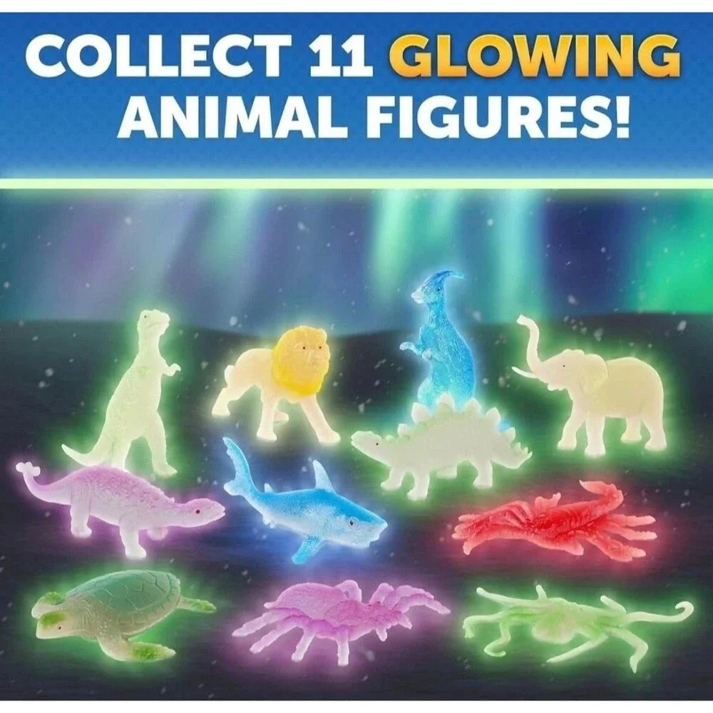 Interactive Glow-in-the-Dark Advent Calendar Science Experiments & Figures B13